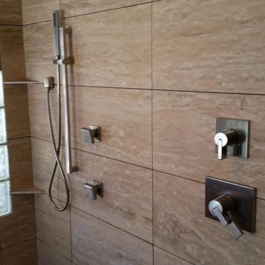 Shower fixture installation for Water Heater Replacement in Bismarck